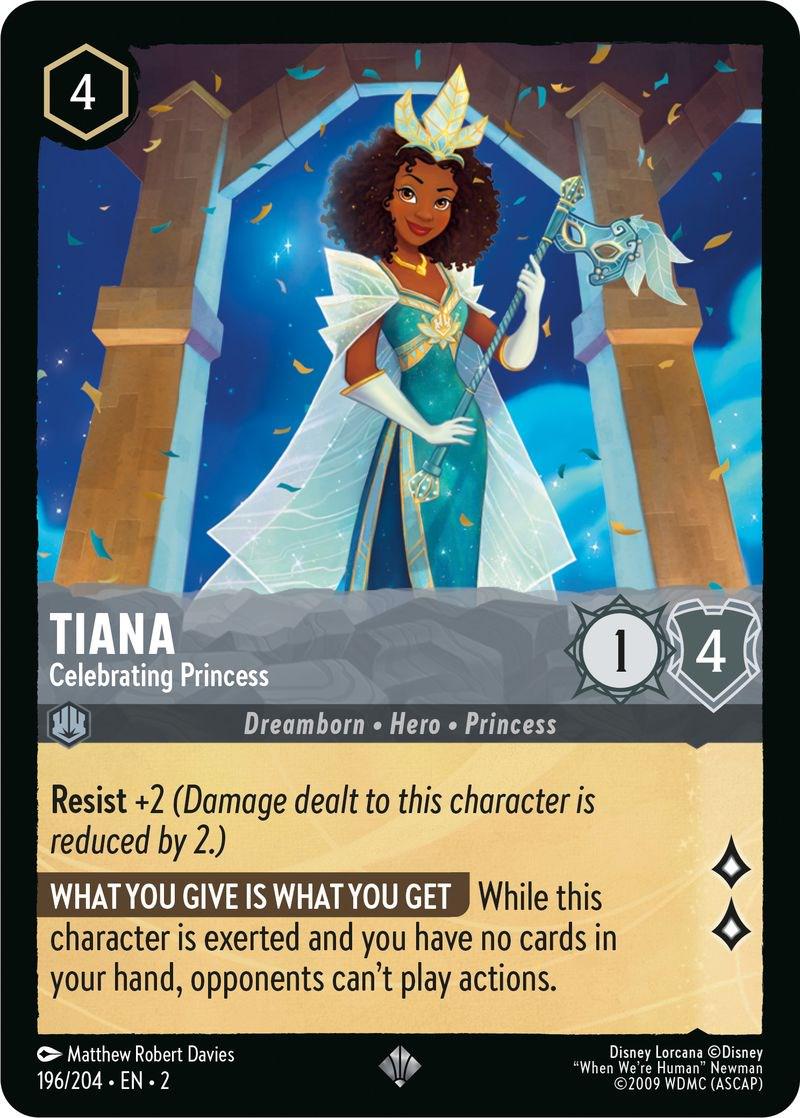 Tiana - Celebrating Princess #196 Lorcana Rise of the Floodborn