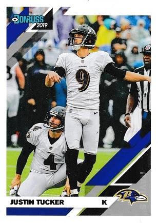 Justin Tucker #29 Football Cards 2019 Donruss