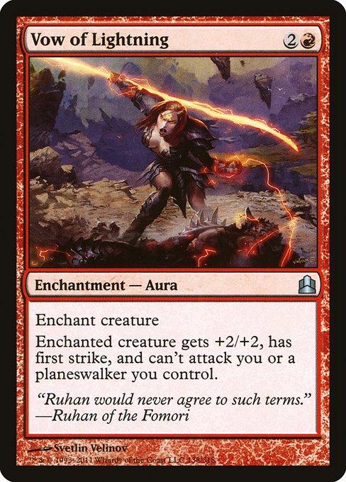 Vow of Lightning Magic Commander