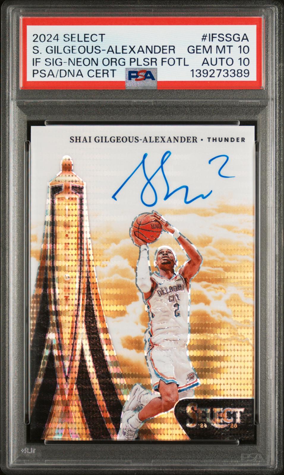Shai Gilgeous-Alexander [Neon Orange Pulsar Prizm FOTL] #IFS-SGA