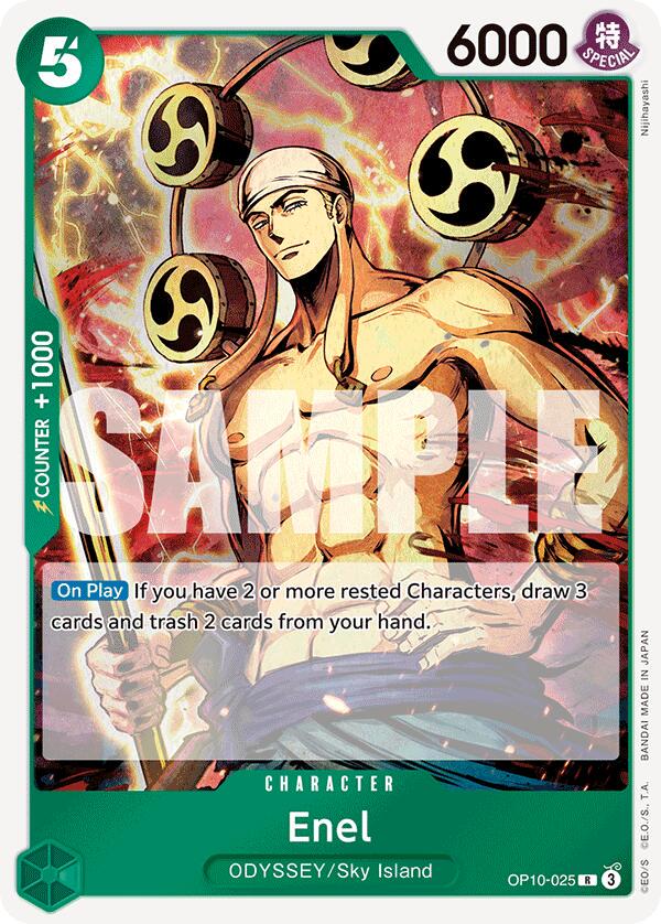 Enel OP10-025 One Piece Royal Blood