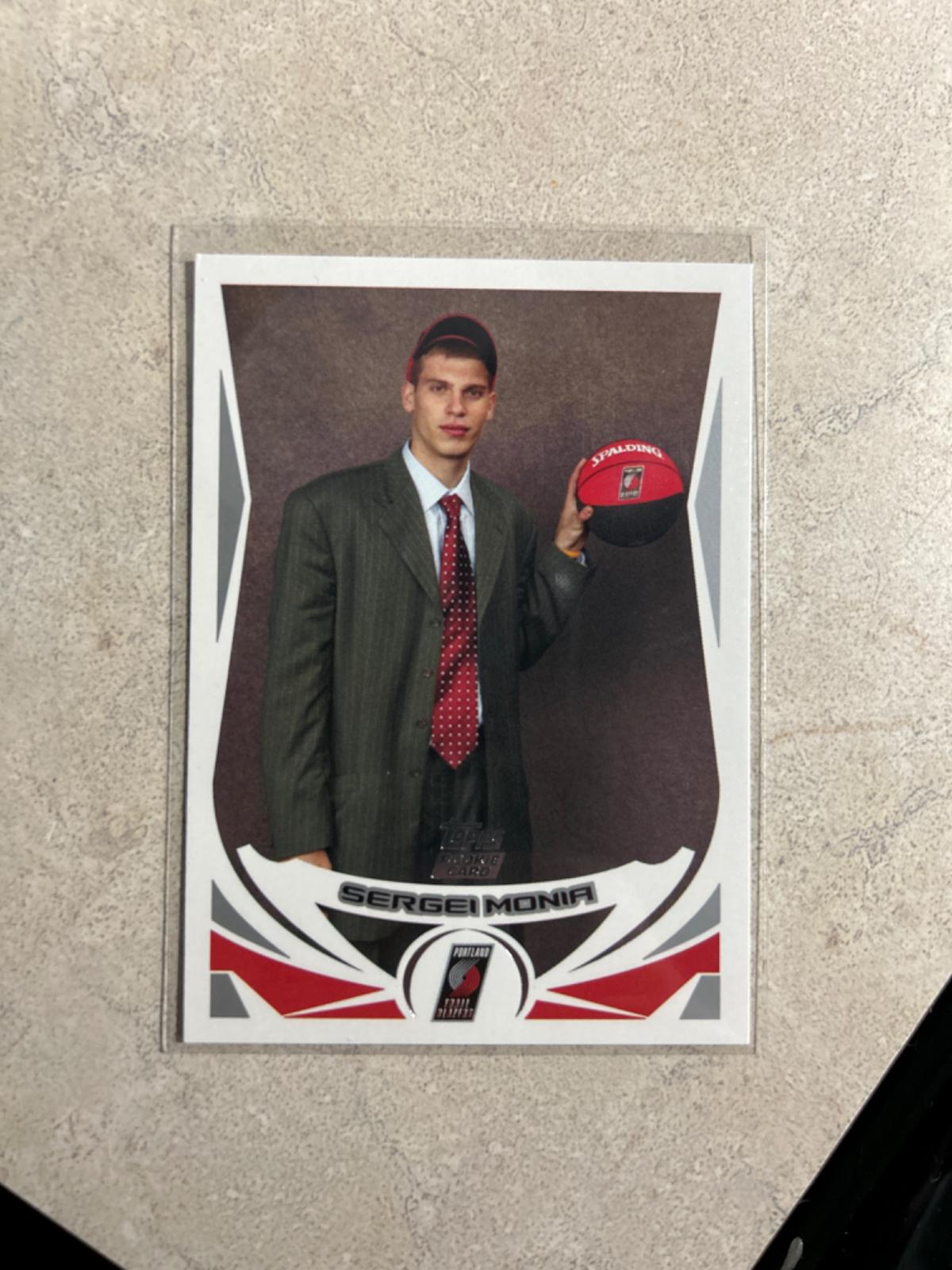 sergei monia #243 Basketball Cards 2004 Topps