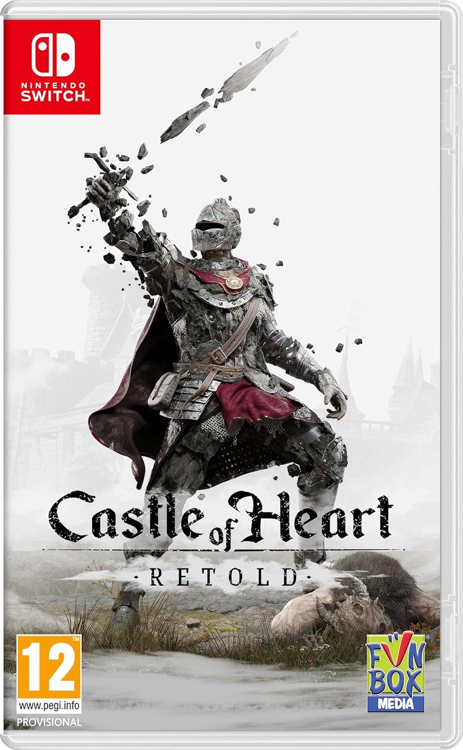 Carátula de Castle of Heart: Retold para Switch (edición PAL España)