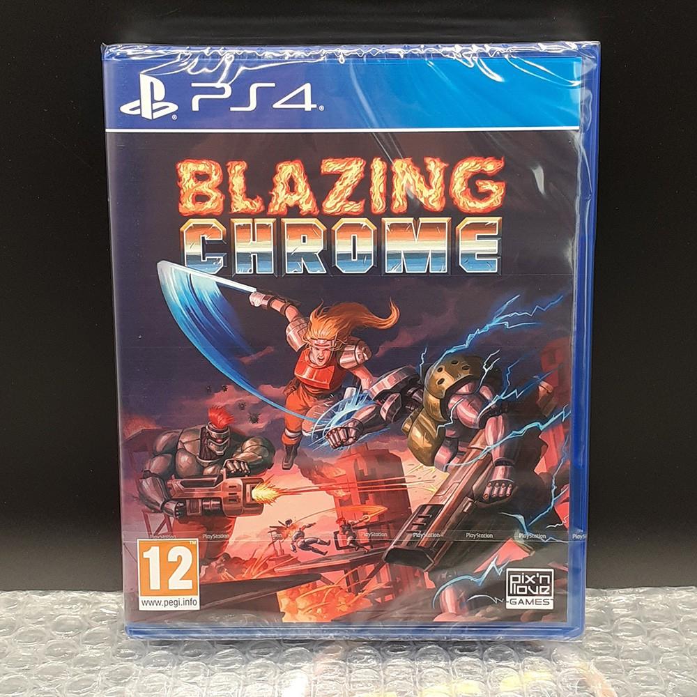 Carátula de Blazing Chrome para PS4 (edición PAL España)