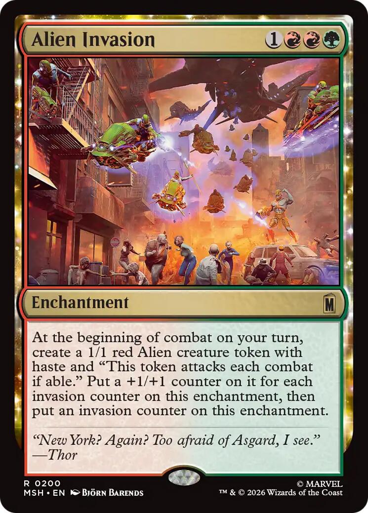 Alien Invasion (Magic Marvel Super Heroes)