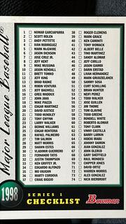 Checklist Series 1