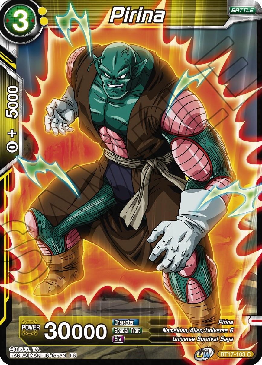 Pirina BT17-103 Dragon Ball Super Ultimate Squad