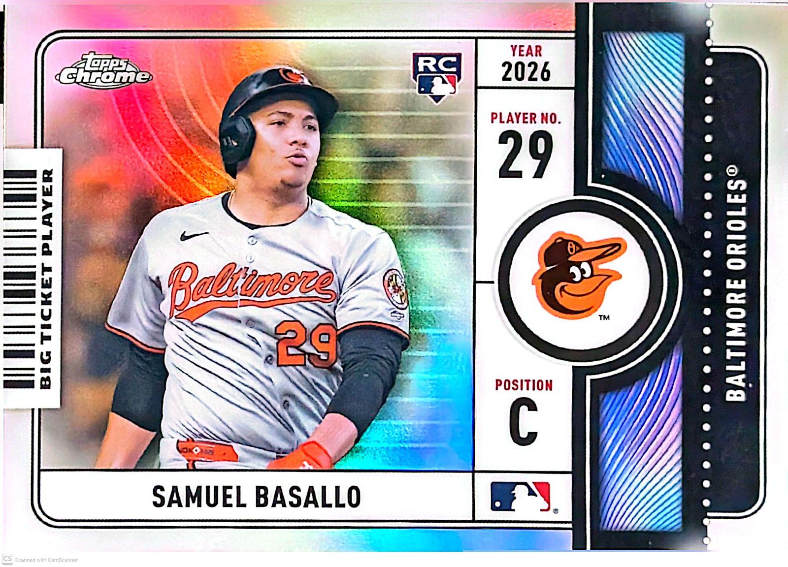 Samuel Basallo #BTP-25 Prices [Rookie] | 2026 Topps Chrome Big