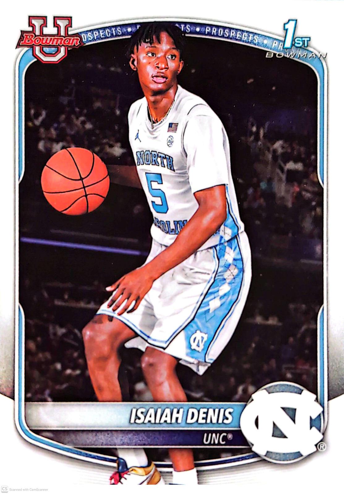 Isaiah Denis #BPP-49 2025 Bowman Prospects Basketball