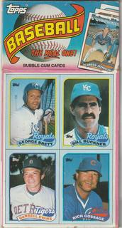 Topps Wax Card Bottom #A, B, C, & D