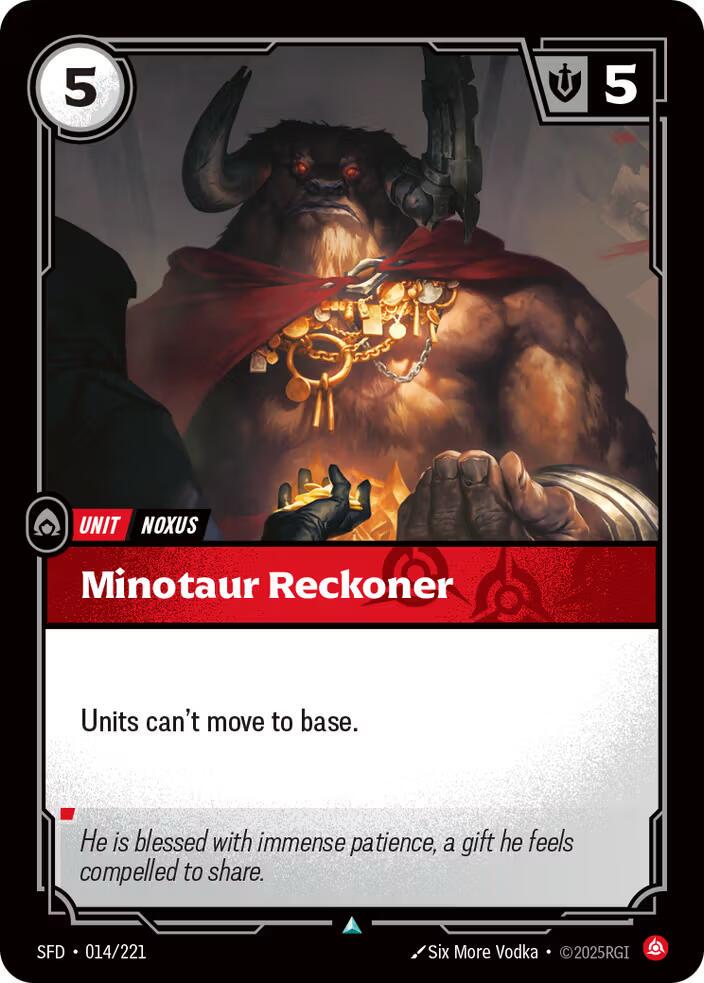 Minotaur Reckoner front