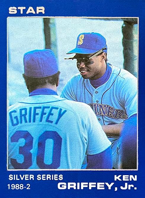 Ken Griffey Jr. #93 Baseball Cards 1990 Star Silver Edition
