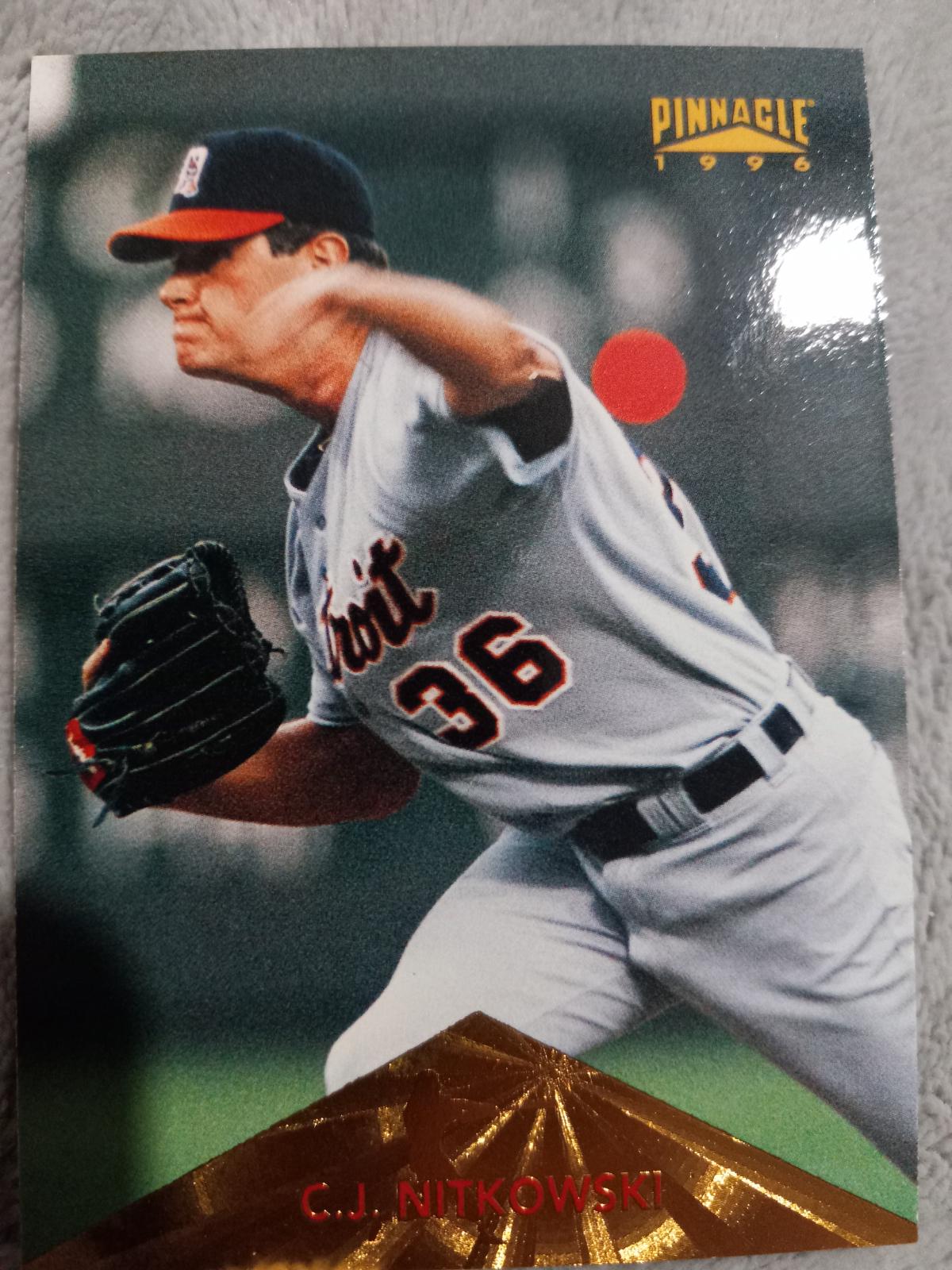c.j. nitkowski #174 Baseball Cards 1996 Pinnacle