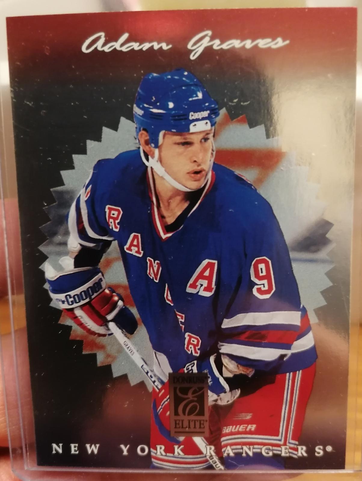 Adam Graves #107 1996-97 Donruss Elite Hockey