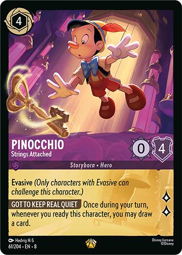 Pinocchio - Strings Attached #61 Lorcana Reign of Jafar