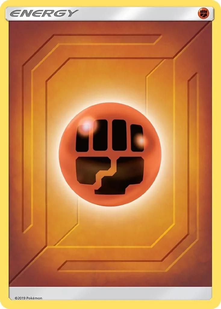 Fighting Energy Pokemon Hidden Fates