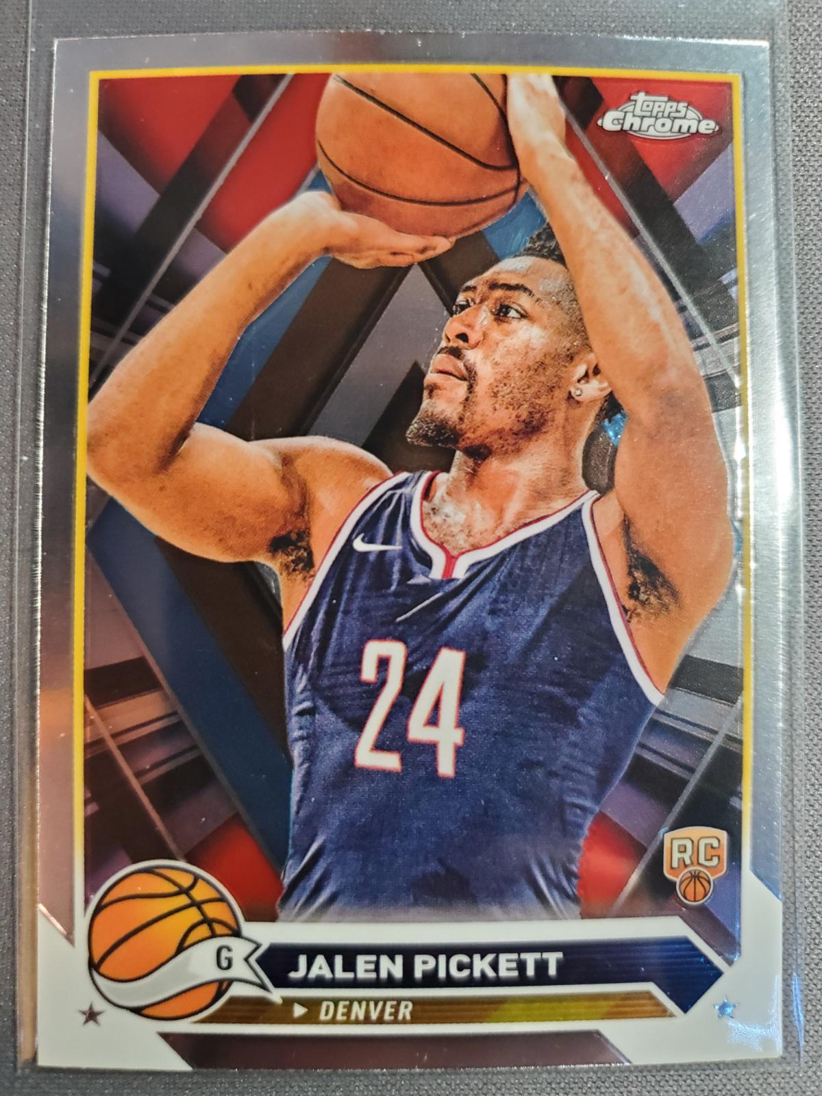 Jalen Pickett #165 Basketball Cards 2023 Topps Chrome