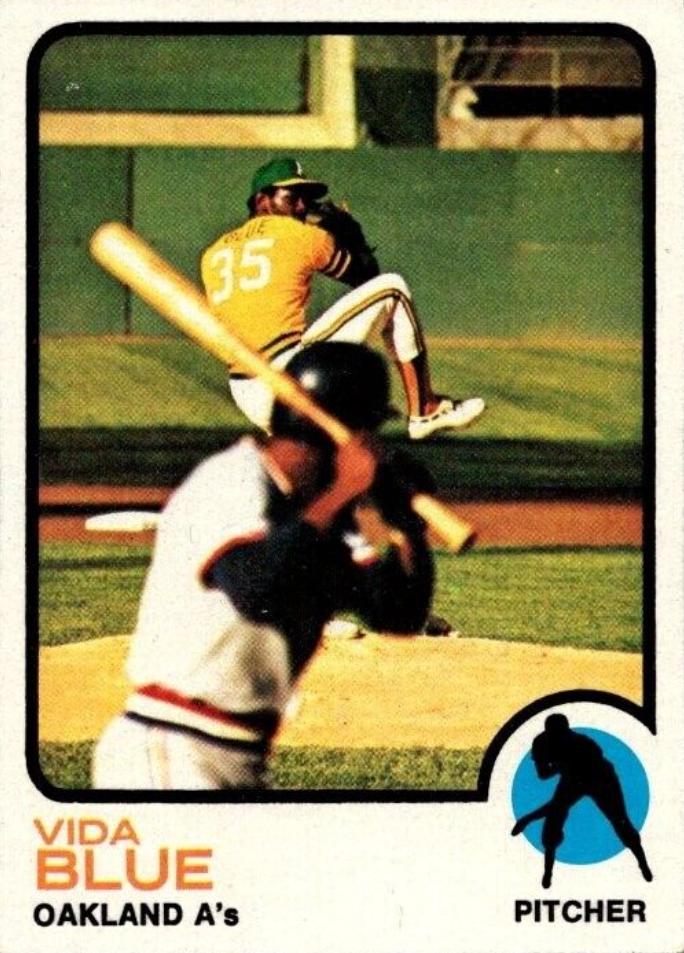 Vida Blue #430 Baseball Cards 1973 Topps