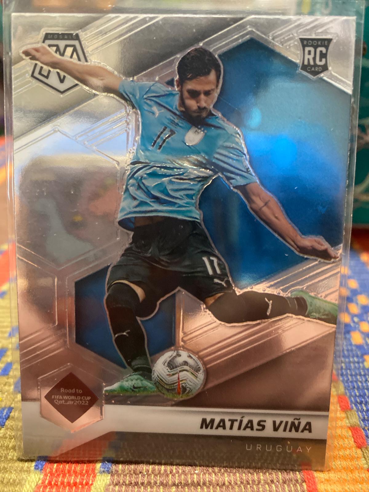 Matias Vina #116 Soccer Cards 2021 Panini Mosaic Road to FIFA World Cup