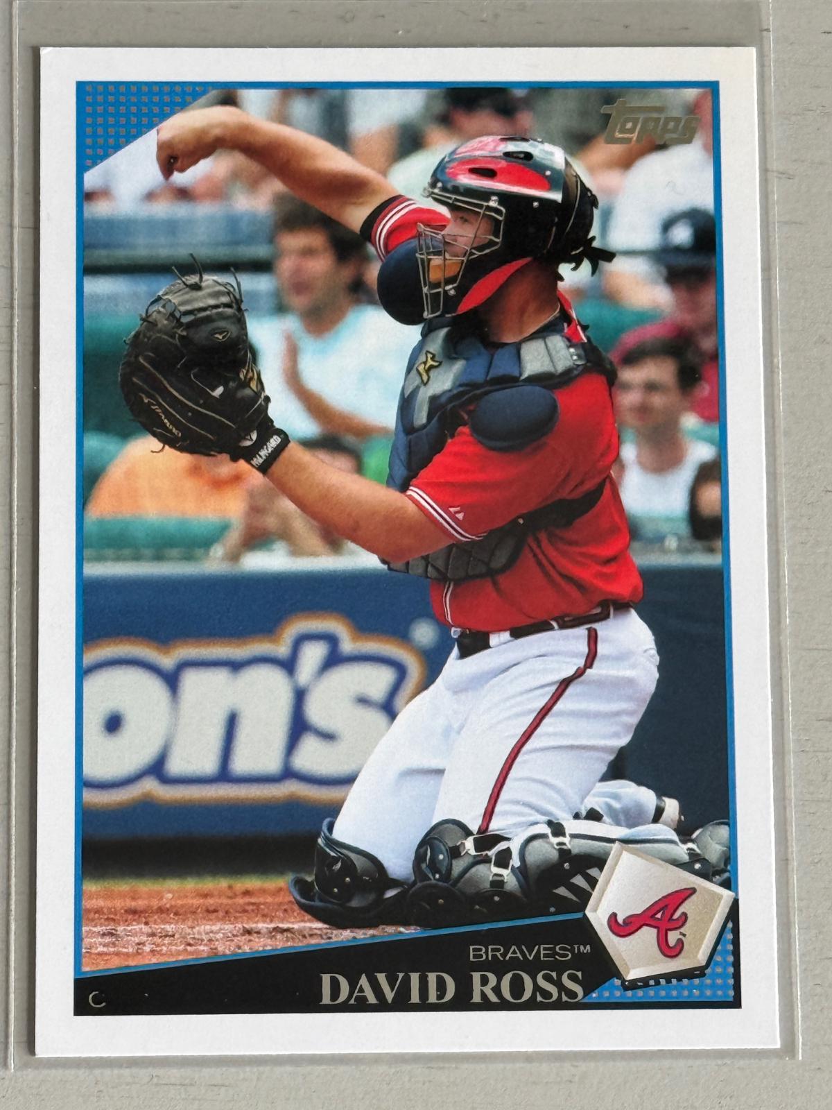 David Ross #UH59 Baseball Cards 2009 Topps Updates & Highlights
