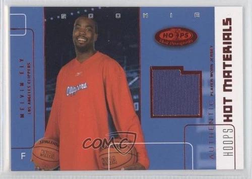 Melvin Ely #HM-ME 2002-03 Hoops Hot Prospects Basketball Hot Materials