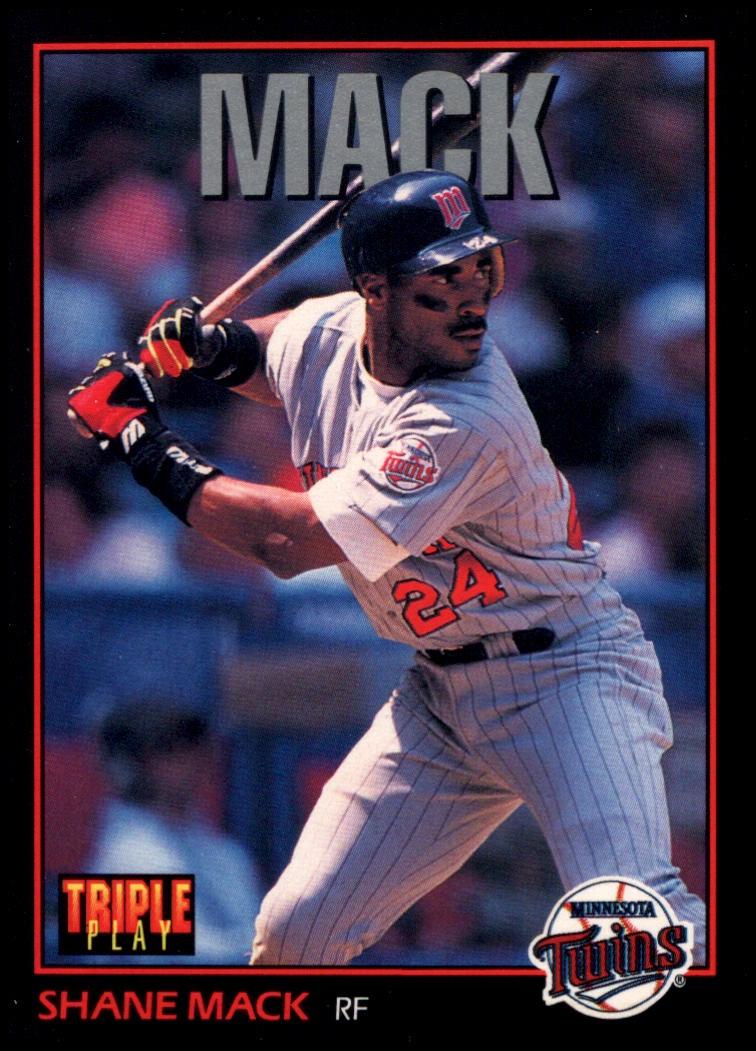 Shane Mack #180 1993 Donruss Triple Play Baseball