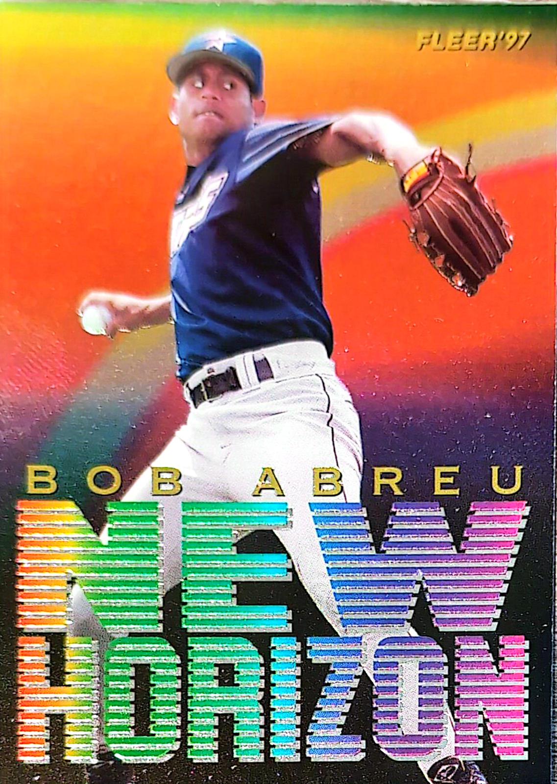 Bob Abreu #1 Baseball Cards 1997 Fleer New Horizons