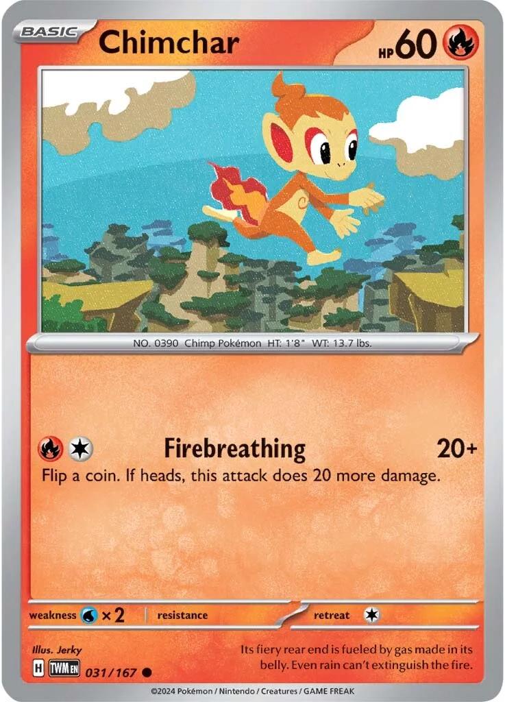 Chimchar #31 Pokemon Twilight Masquerade