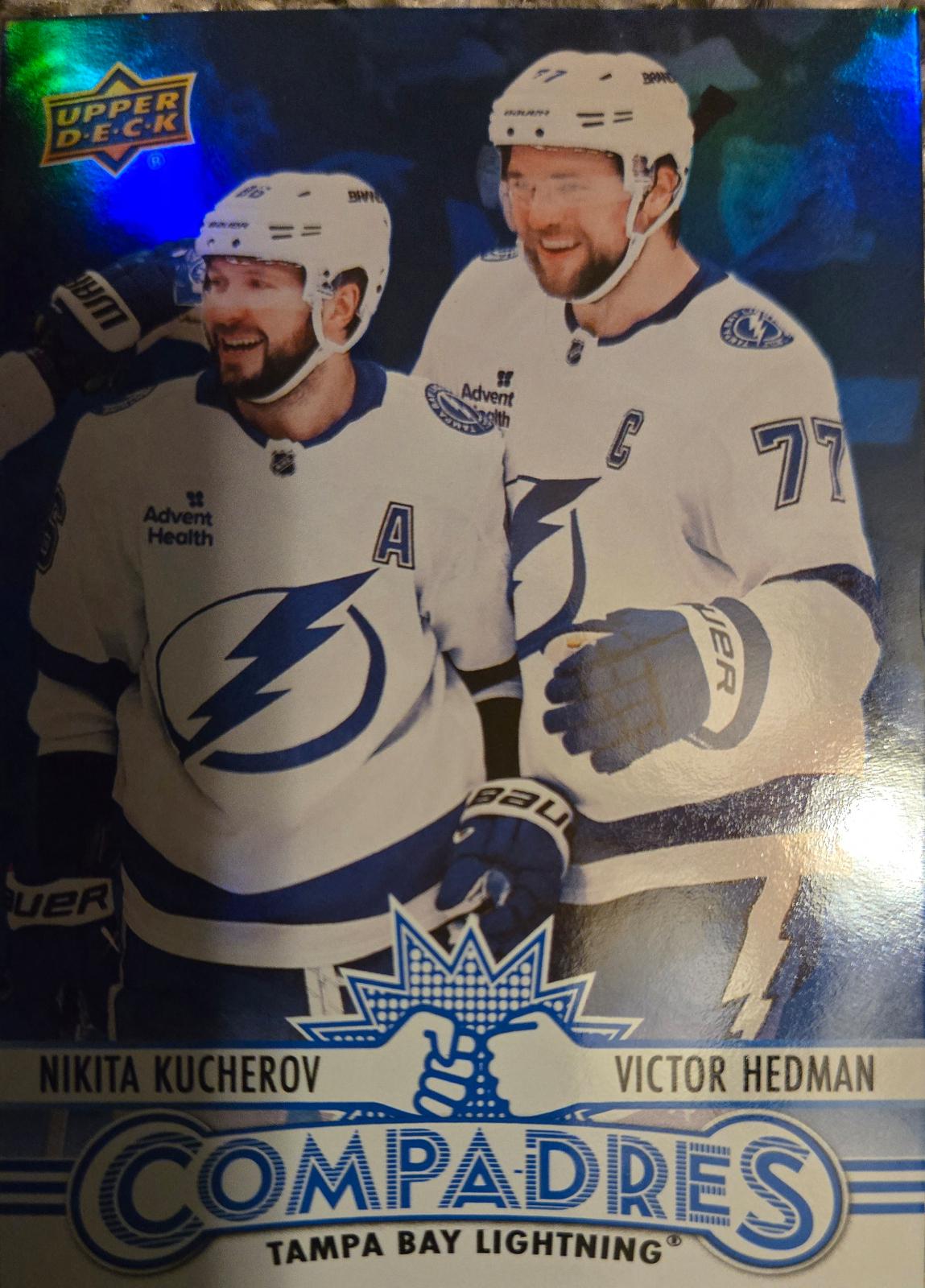 Nikita Kucherov/Victor Hedman #CM-7 Prices | 2025 Upper Deck