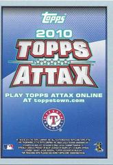Back | Ian Kinsler [Code Card] Baseball Cards 2010 Topps Attax
