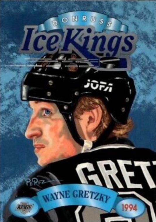 Wayne Gretzky #4 Hockey Cards 1993 Donruss Ice Kings
