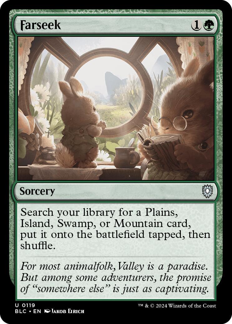 Farseek #119 Magic Bloomburrow Commander