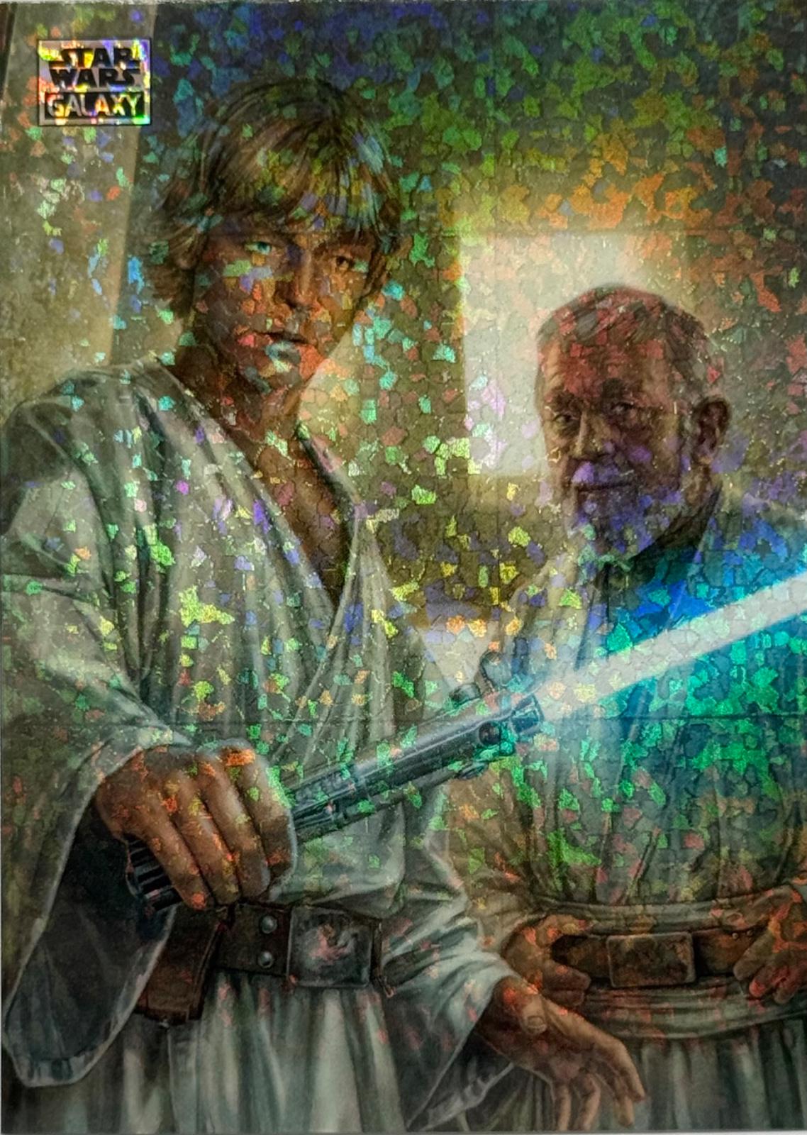 2024 Luke Wields the Lightsaber [Mini Diamond Refractor] #5