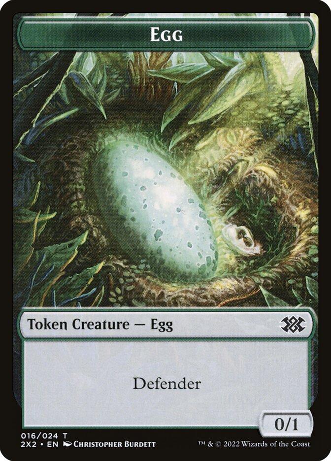 Tap to enlarge Egg – Token, Magic Double Masters 2022