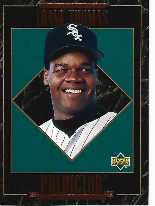 Frank Thomas #R5 Baseball Cards 1995 Upper Deck Predictor League Leaders