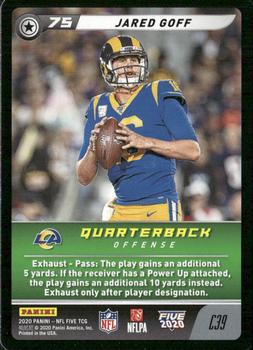 Jared Goff #C39 2020 Panini NFL Five