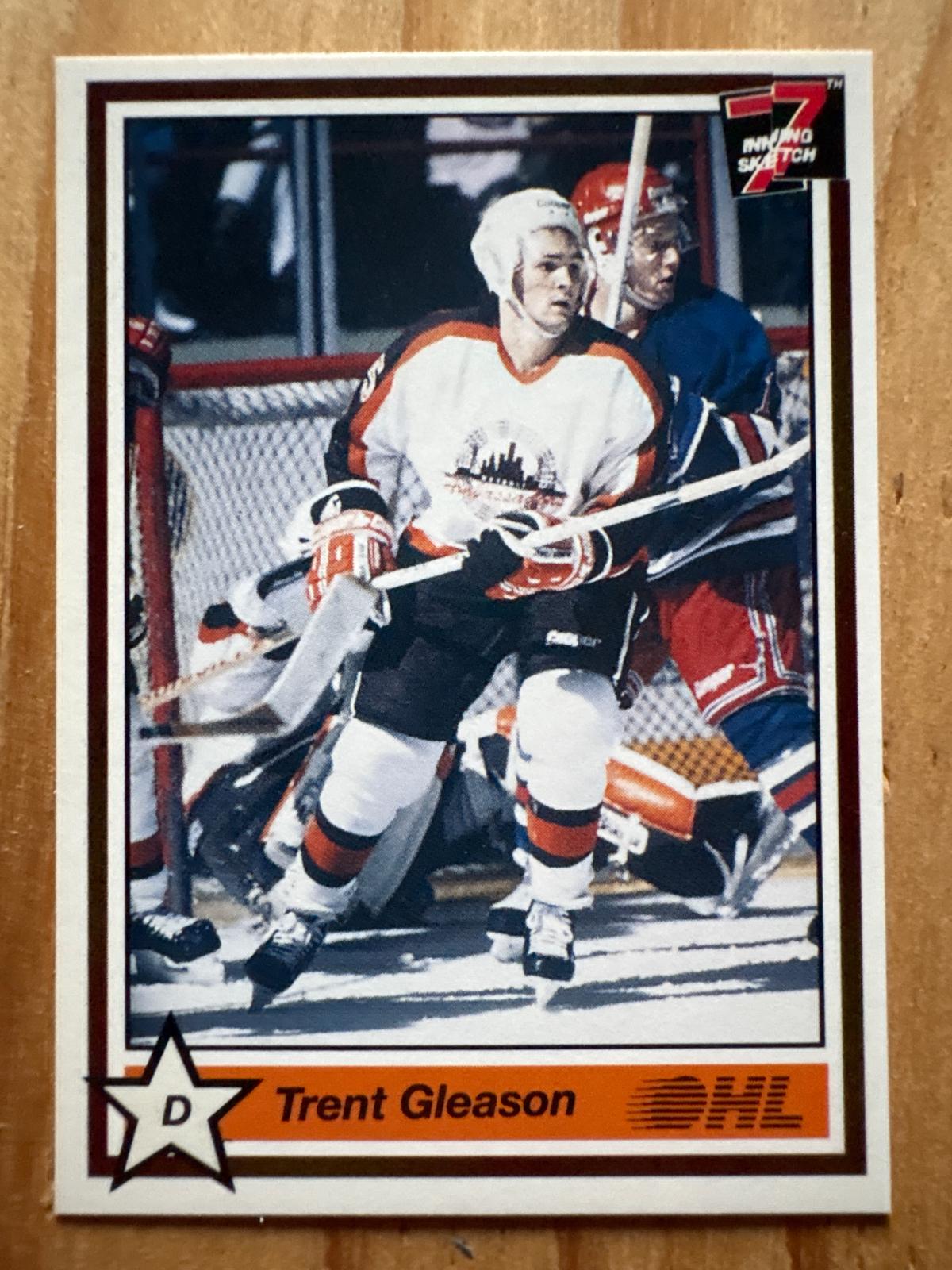 Trent Gleason #106 1990 7th Inning Sketch Ohl Hockey