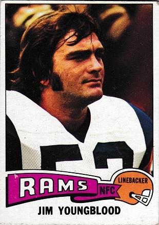 Jim Youngblood #176 Football Cards 1975 Topps