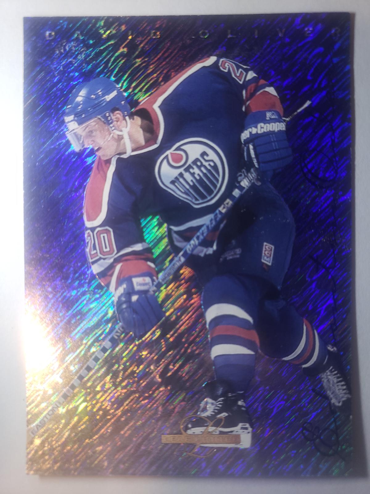 David Oliver #89 Hockey Cards 1995 Leaf Limited