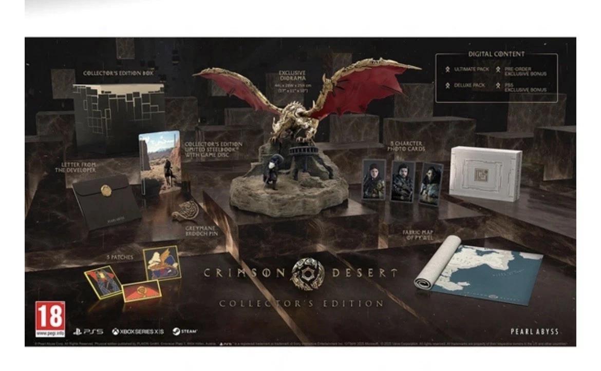 Carátula de Crimson Desert Collector's Edition para PS5 (edición PAL España)