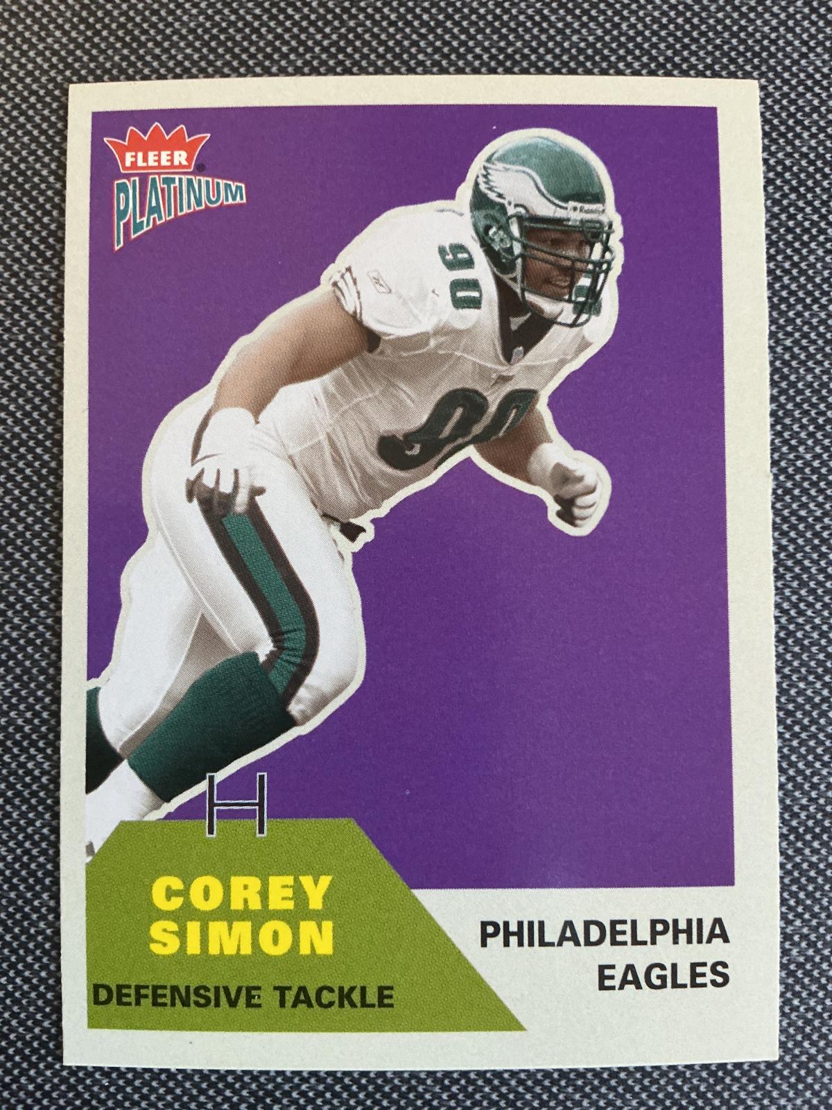 Corey Simon #52 2002 Fleer Platinum Football