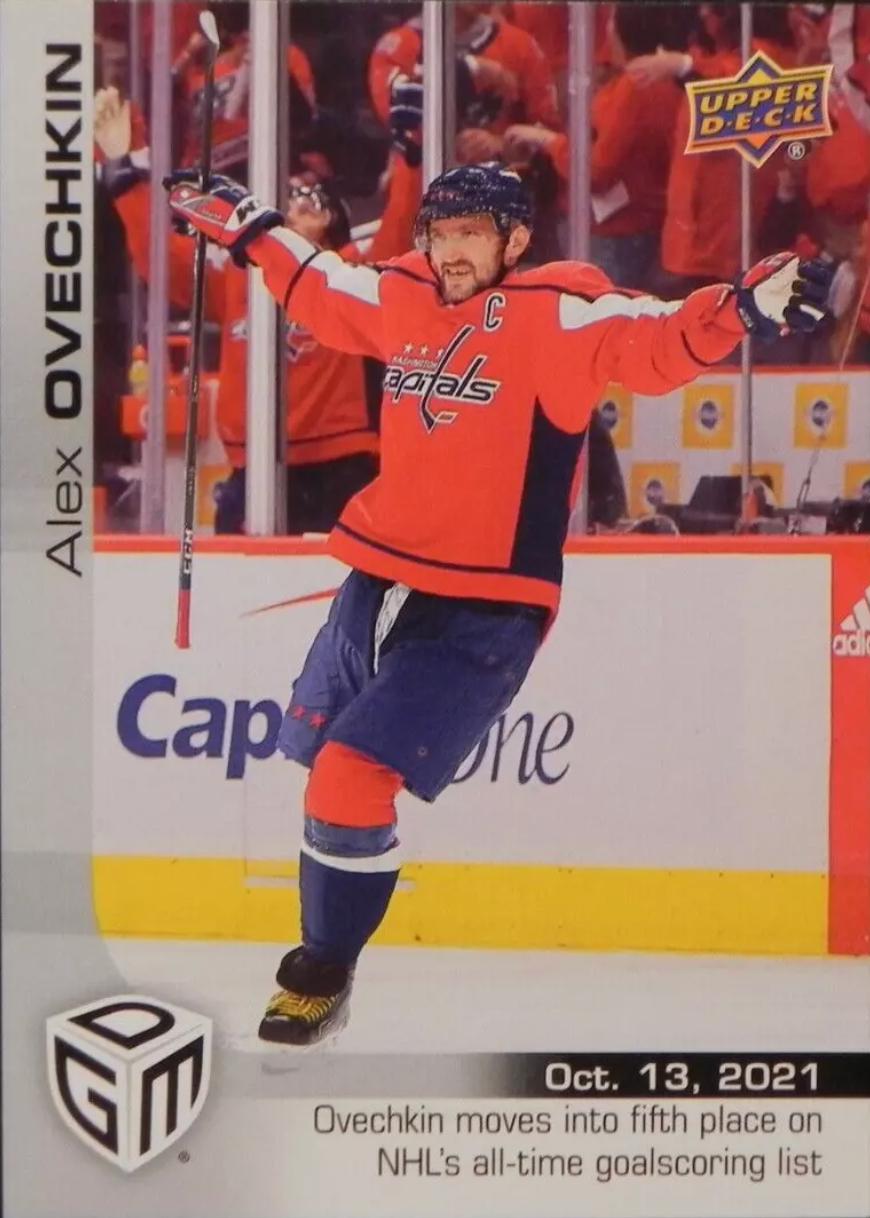 Alex Ovechkin #2 Hockey Cards 2021 Upper Deck Game Dated Moments