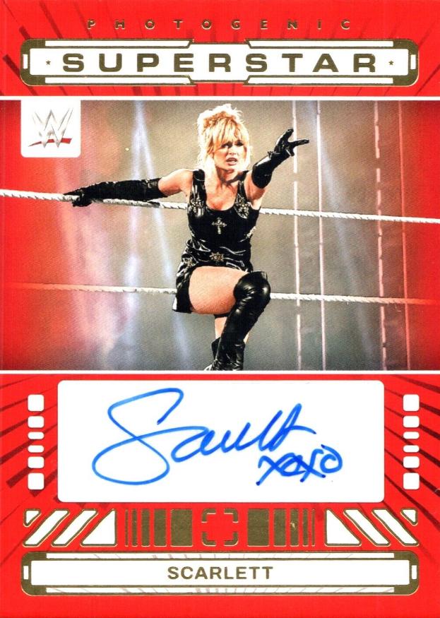 Scarlett #6 Wrestling Cards 2024 Panini PhotoGenic WWE Superstar Signature