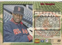 Back Image | Mo Vaughn Baseball Cards 1995 Pacific