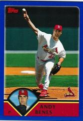 Andy Benes #123 Baseball Cards 2003 Topps Prices