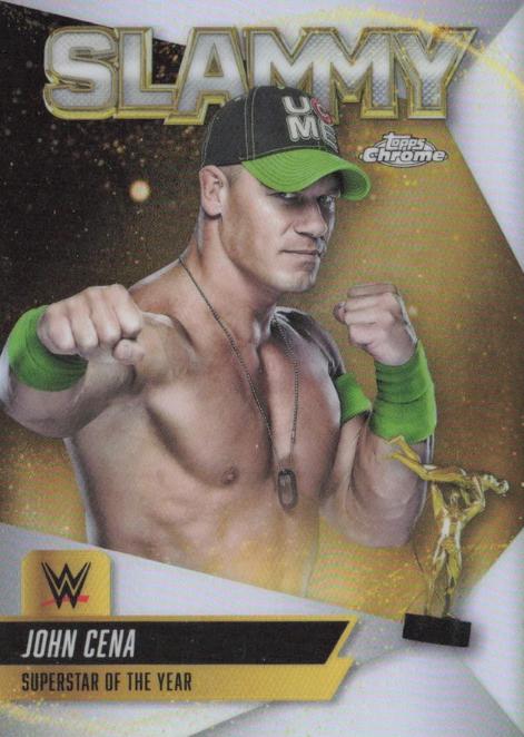 John Cena #SMY-JCN1 Wrestling Cards 2025 Topps Chrome WWE Slammy