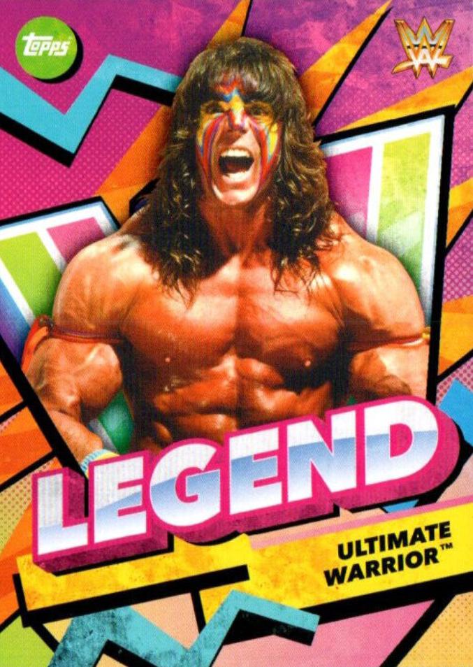 Ultimate Warrior #168 Wrestling Cards 2021 Topps WWE Superstars