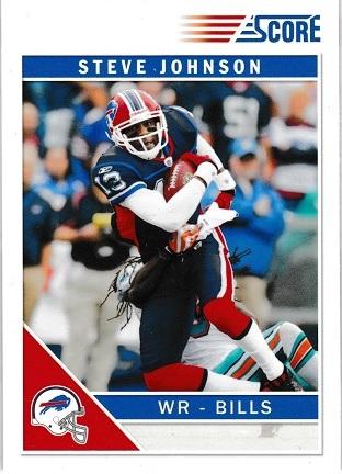 Steve Johnson #38 Football Cards 2011 Panini Score