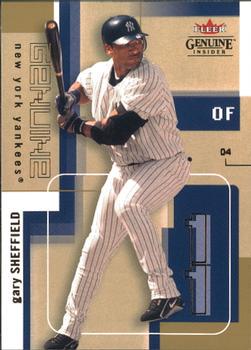 Gary Sheffield #60 2004 Fleer Genuine Insider Baseball