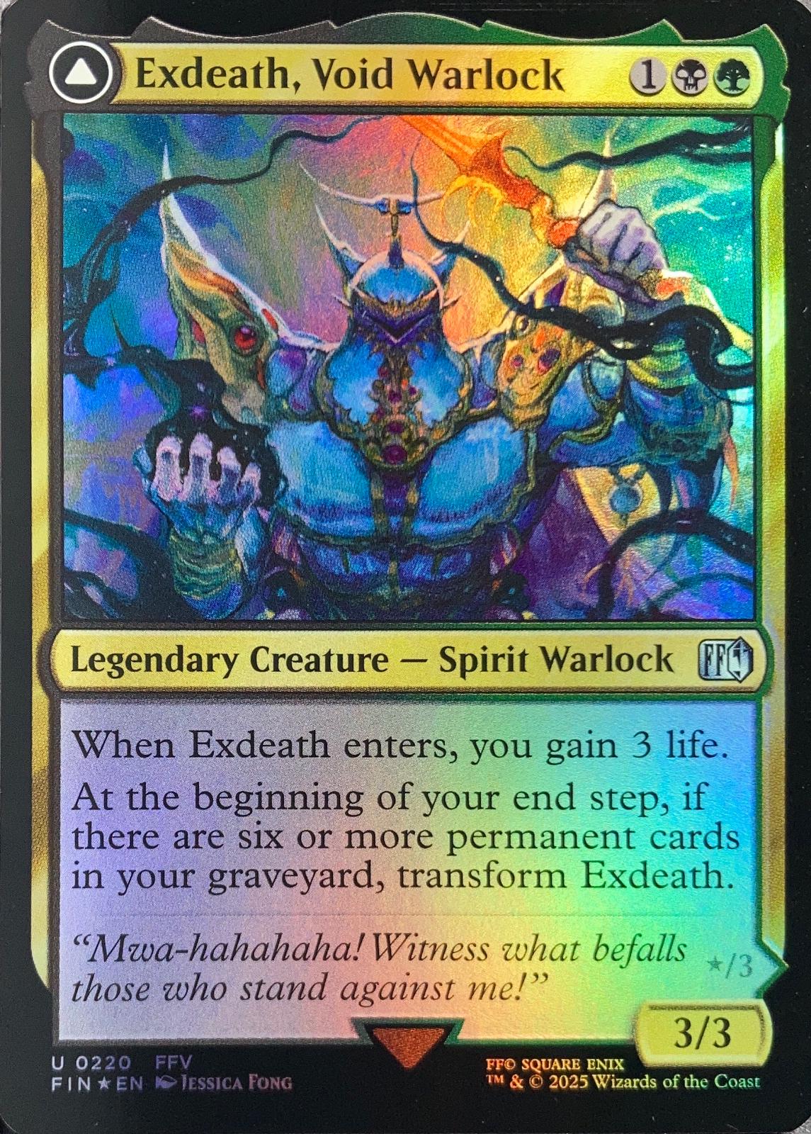 Exdeath, Void Warlock [Foil] #220 Prices | Magic Final Fantasy